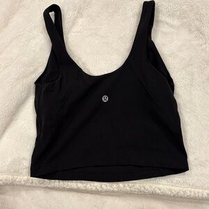 lululemon athletica Black Crop Top